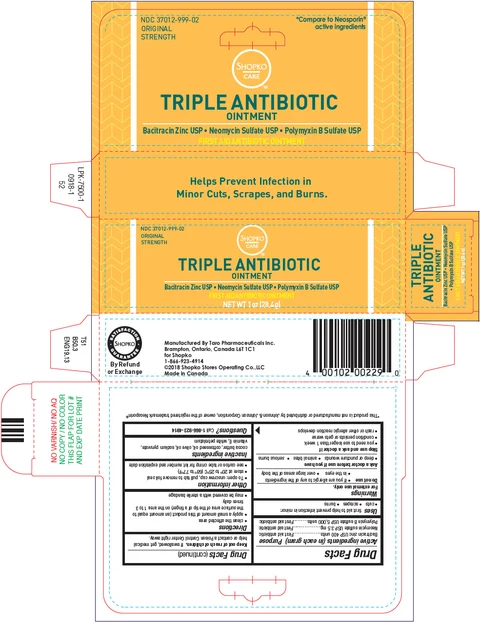 Triple Antibiotic packaging