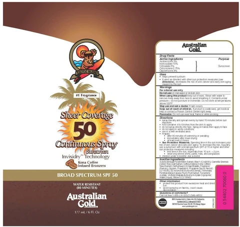 Australian GoldBroad Spectrum SPF 50 포장