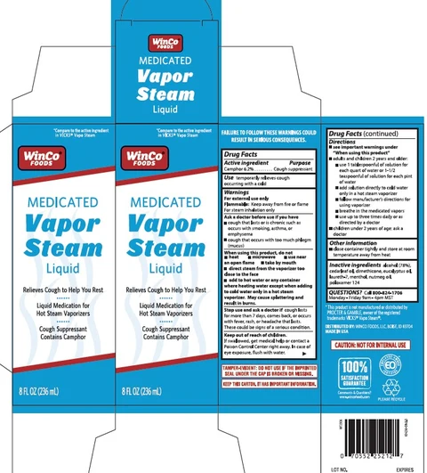 Winco Vapor Steam packaging