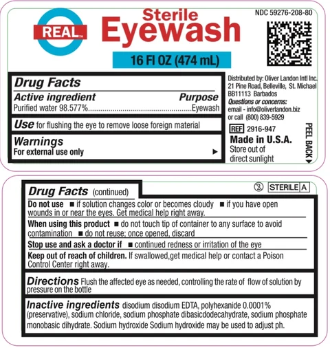 Real Eyewash 포장