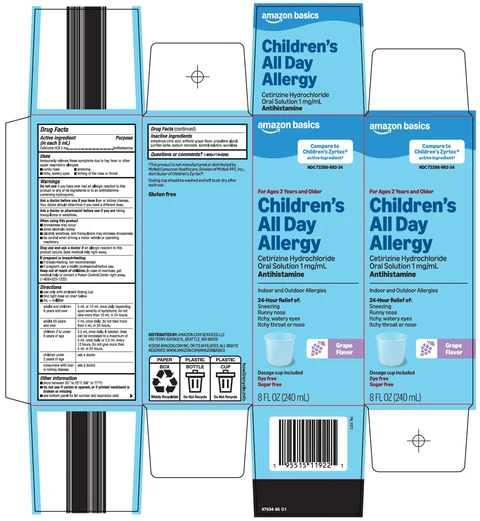 CHILDRENS ALL DAY ALLERGY 포장