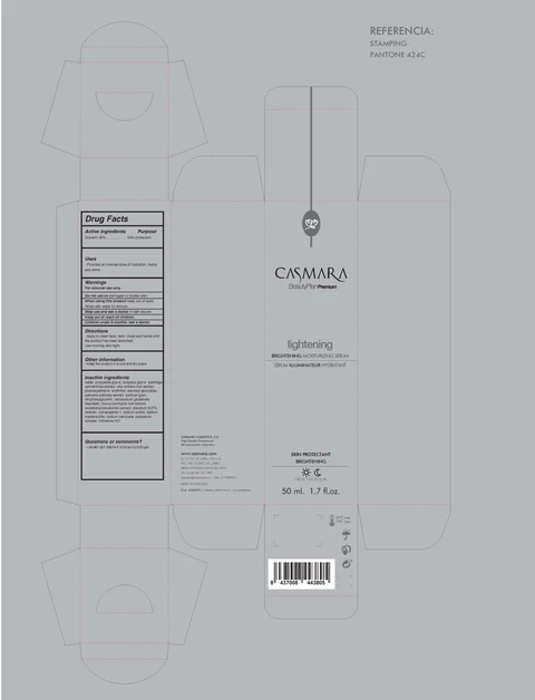 Lightening Brightening Moisturizing Serum packaging
