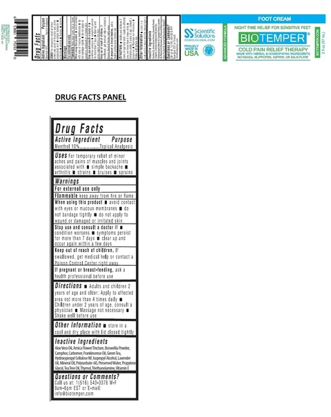 Biotemper Foot cream 포장