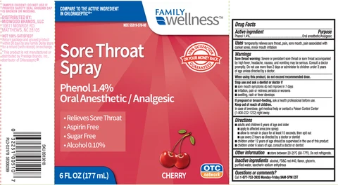 Sore ThroatCherry packaging