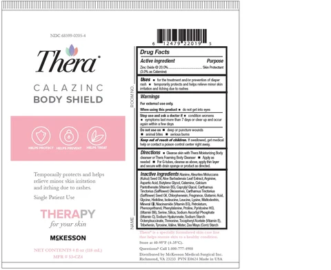 THERA Calazinc Body Shield 포장
