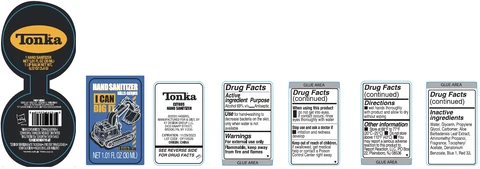 Tonka Citrus Hand Sanitizer and Lip Balm packaging