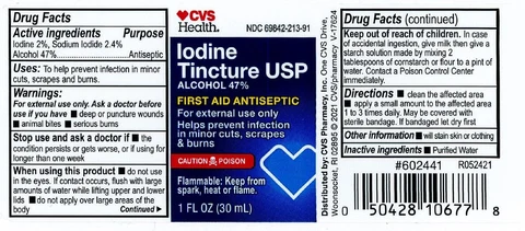 CVS Iodine 포장