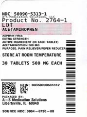 Acetaminophen packaging