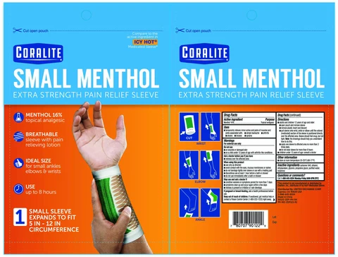 Coralite Extra Strength Pain Relief Sleeve Wrist 포장