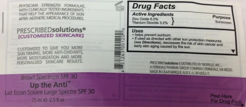 Broad Spectrum SPF 30 Up The Anti packaging
