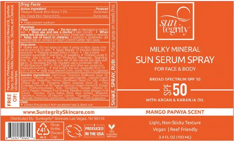 MILKY MINERAL SUN SERUM 포장