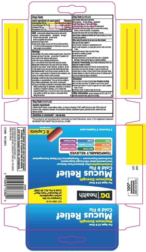 Acetaminophen Dextromethorphan HBr Guaifenesin Phenylephrine HCl packaging