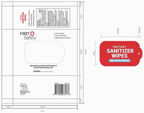 Instant Sanitizing Wipes 포장