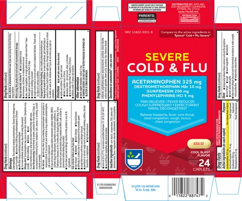 Cold and FluSevere 포장