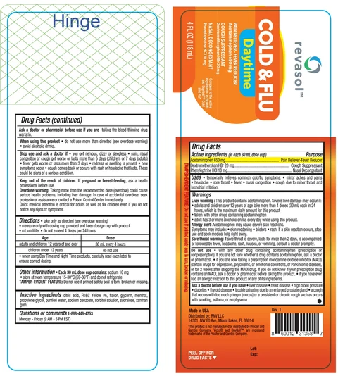 REVASOL DAYTIME COLD AND FLU 포장