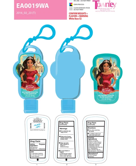 Blueberry Scented Hand Sanitizer 포장