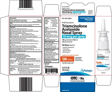 Triamcinolone Acetonide Nasal packaging