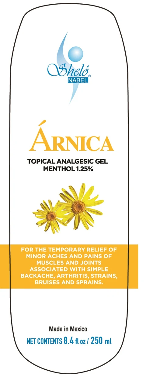 Shelo NABEL Arnica Gel 포장