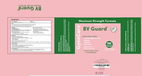 Terramed Just Think Comfort GynoCare BV Guard Intimate Wipes packaging