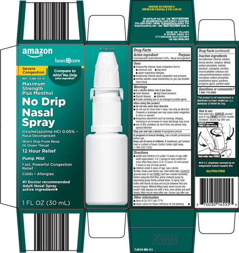 basic care no drip nasal 포장