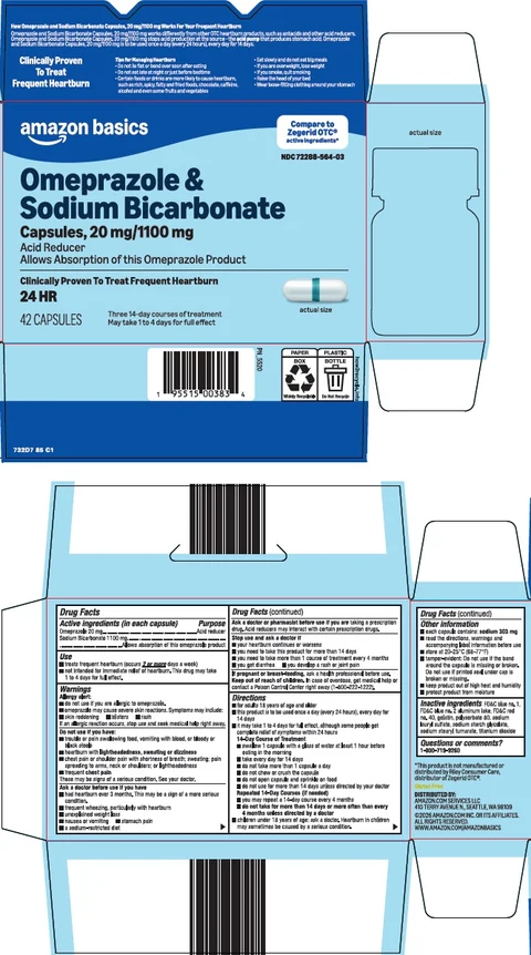 omeprazole and sodium bicarbonate 포장