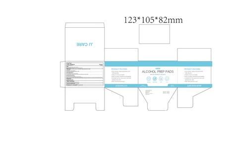 Alcohol prep pads 포장