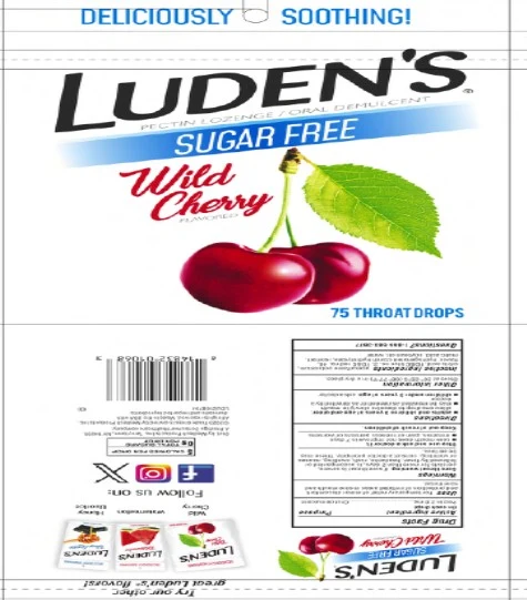Sugar Free LUDEN’S® WILD CHERRY 75 Drops