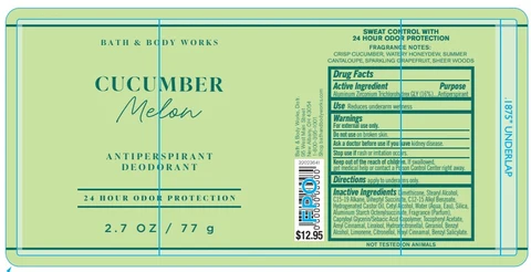 Antiperspirant DeodorantCucumber Melon 포장