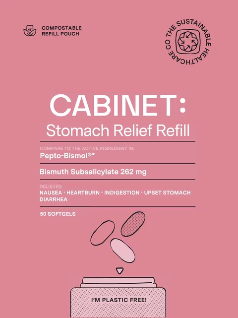 Stomach Relief packaging