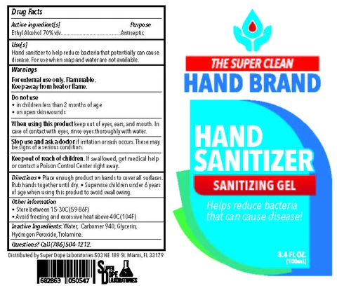 Hand Sanitizer packaging