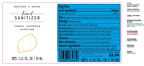 Hand Sanitizer packaging