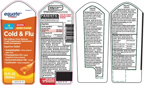 equate cold and flu packaging