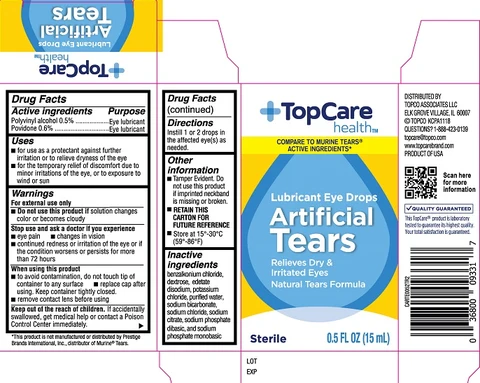Topcare Health Artificial Tears packaging