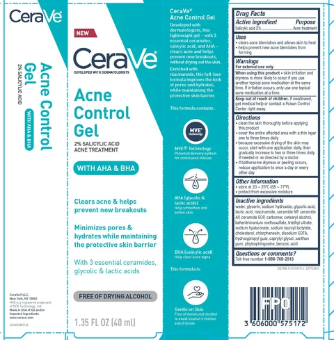 CeraVe Developed with Dermatologists Acne Control Acne Treatment 포장