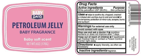 BABY SOFT SCENT PETROLEUM 포장