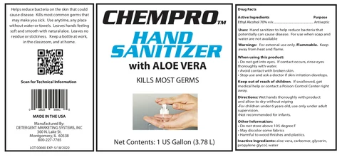 HAND SANITIZER 포장