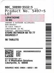 Loratadine packaging