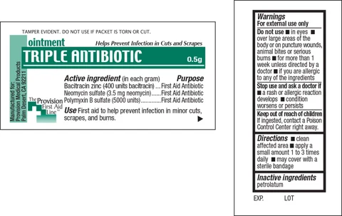 Triple Antibiotic packaging