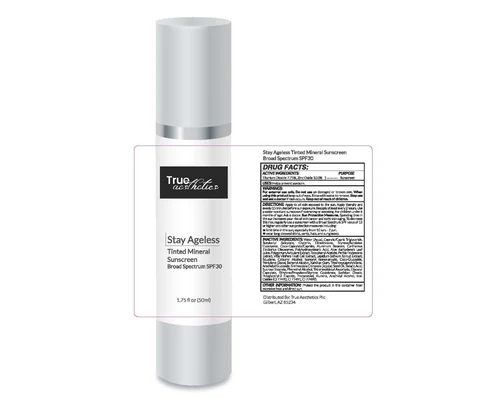 Stay Ageless Tinted Mineral Sunscreen Broad Spectrum SPF 30 packaging