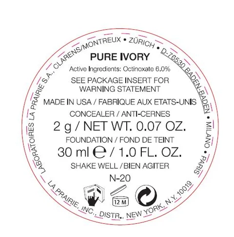 Skin Caviar Foundation Sunscreen SPF 15 - Pure Ivory 포장