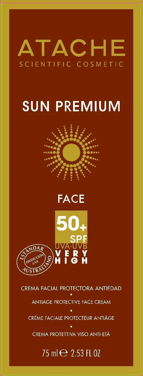 SUN PREMIUM FACE 50 SPF 포장