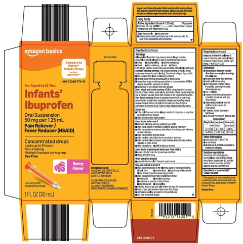 INFANTS IBUPROFEN 포장