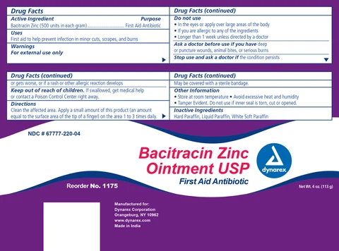 Bacitracin Zinc 포장