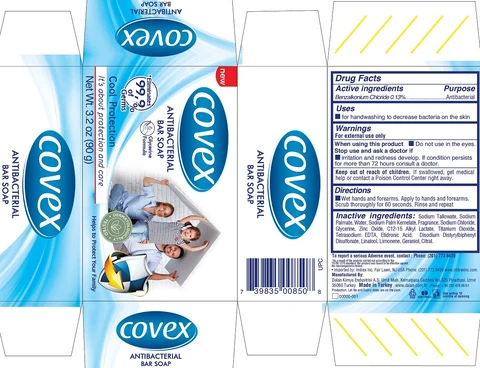 Covex Antibacterial Bar Cool Protection 포장