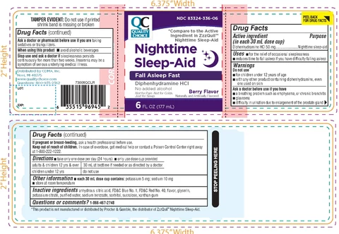 QUALITY CHOICE NIGHTTIME SLEEP AID 포장