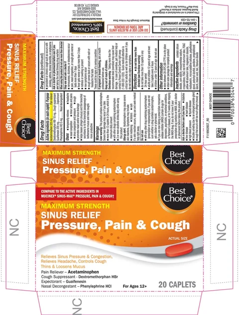 Sinus Relief Pressure, Pain and Cough 포장