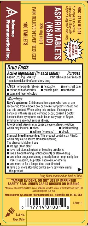 Aspirin 포장