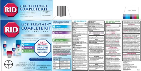 RID Lice Treatment Complete Kit 포장