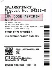 AspirinLow Dose 포장