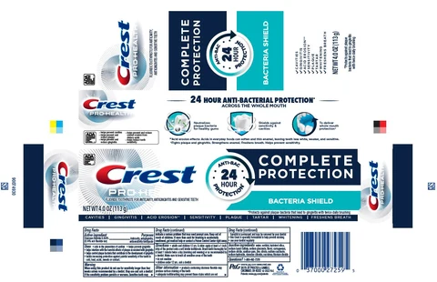 Crest Pro HealthComplete Protection Bacteria Shield 포장